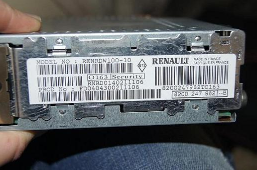 Renault-Radio-Code