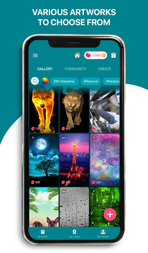 Live Wallpapers 4k & HD Backgrounds by WAVE - The Ultimate Free App to Design Your Phone Screen